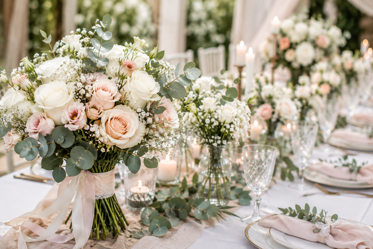 Hochzeitsblumen für deine DIY-Hochzeit